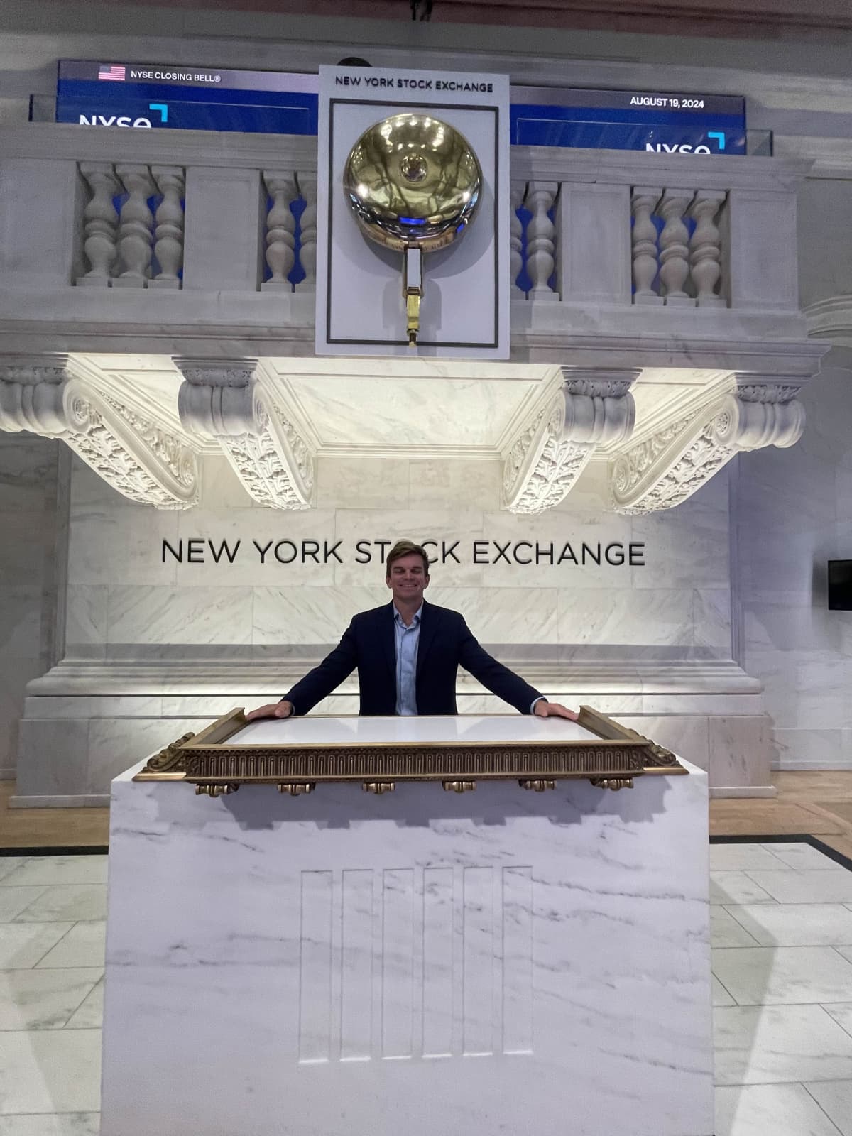 Alexander Furrier at New York Stock Exchange